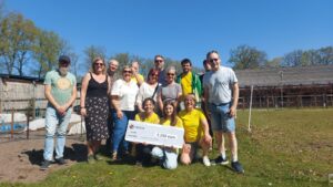 Uitreiking cheque nabours voor life